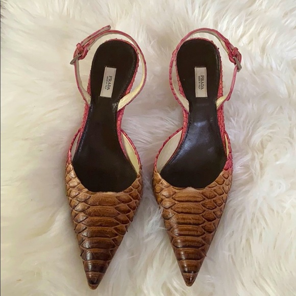 Prada Snakeskin heels - Picture 1 of 4